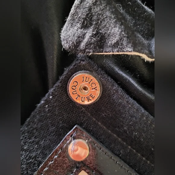 🌻RARE🌻 Juicy Couture Black Daydreamer handbag with Gold Accents Y2K 2008 - Picture 12 of 16